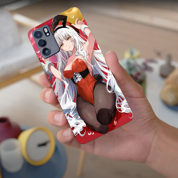 Husa compatibila cu Oppo Reno 5 4G model Bunny Outfit, Silicon, TPU, Viceversa