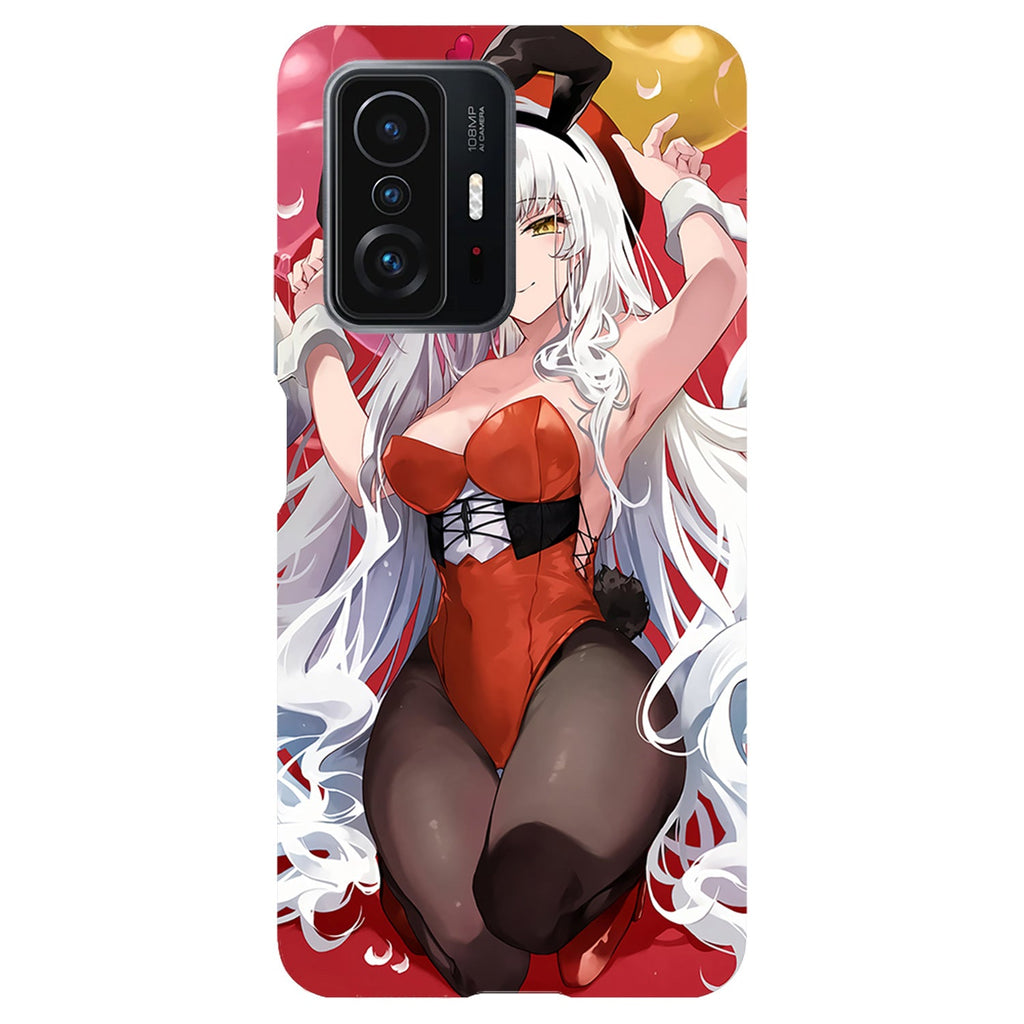 Husa compatibila cu Xiaomi Mi 11 Lite model Bunny Outfit, Silicon, TPU, Viceversa