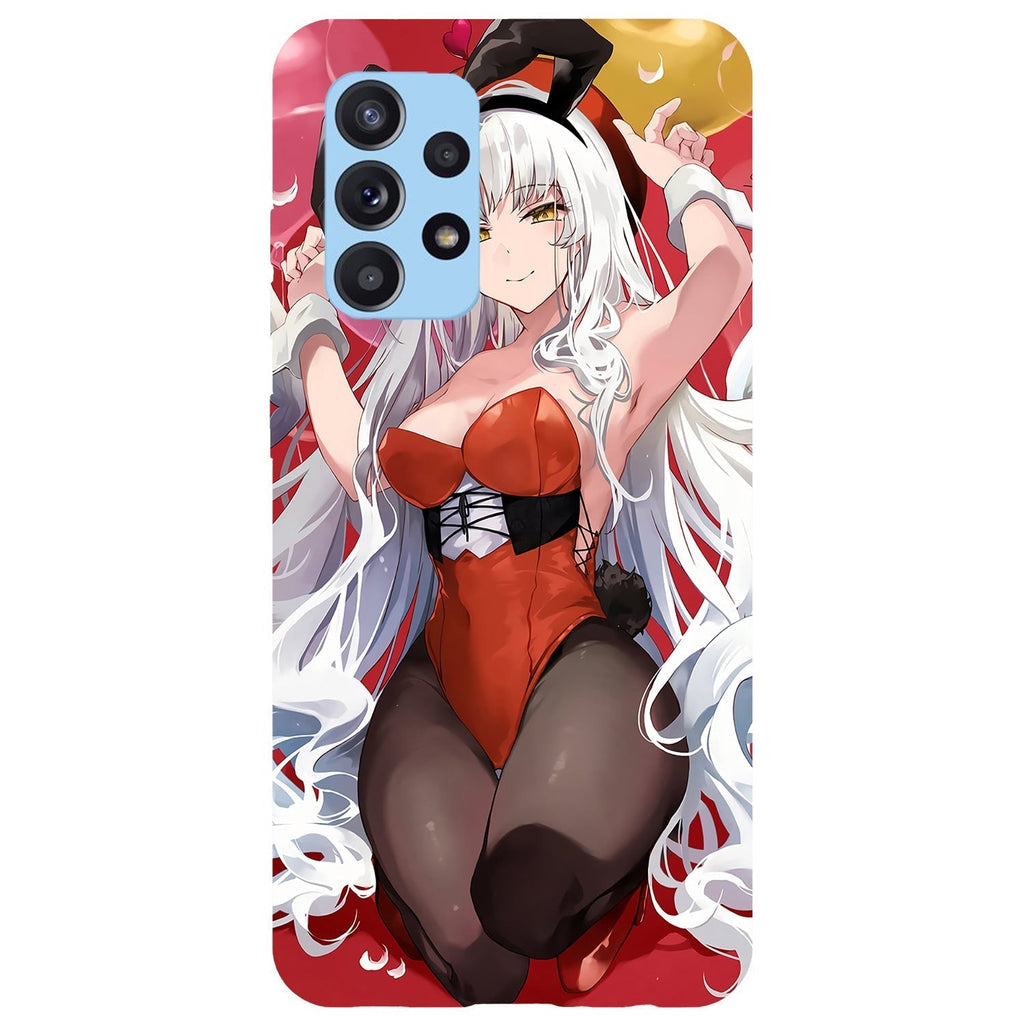 Husa compatibila cu Samsung Galaxy A73 5G model Bunny Outfit, Silicon, TPU, Viceversa