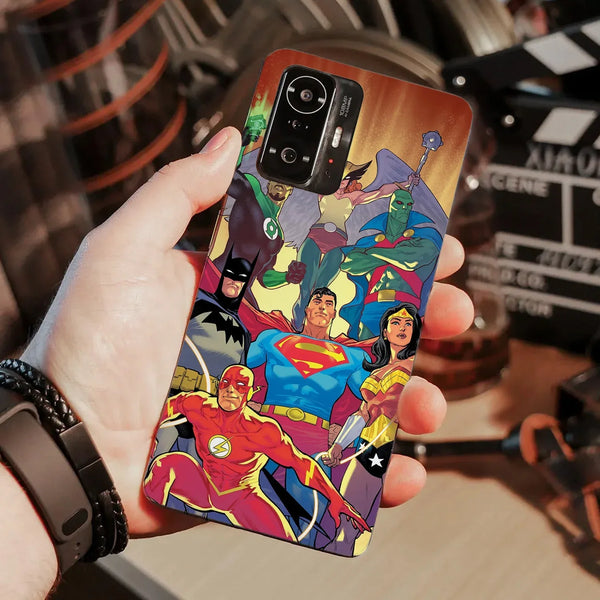 Husa compatibila cu Xiaomi Mi 11i model Cartoon Justice league, Silicon, TPU, Viceversa - Viceversa