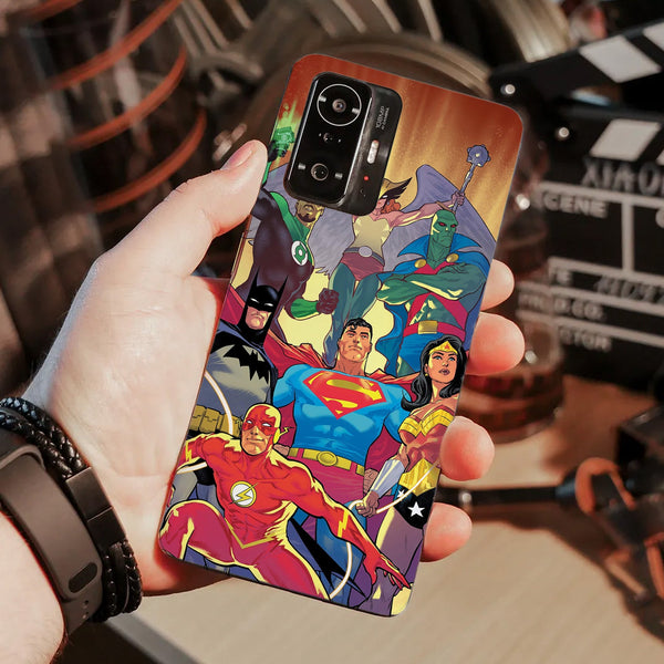Husa compatibila cu Xiaomi Mi 11 Lite model Cartoon Justice league, Silicon, TPU, Viceversa