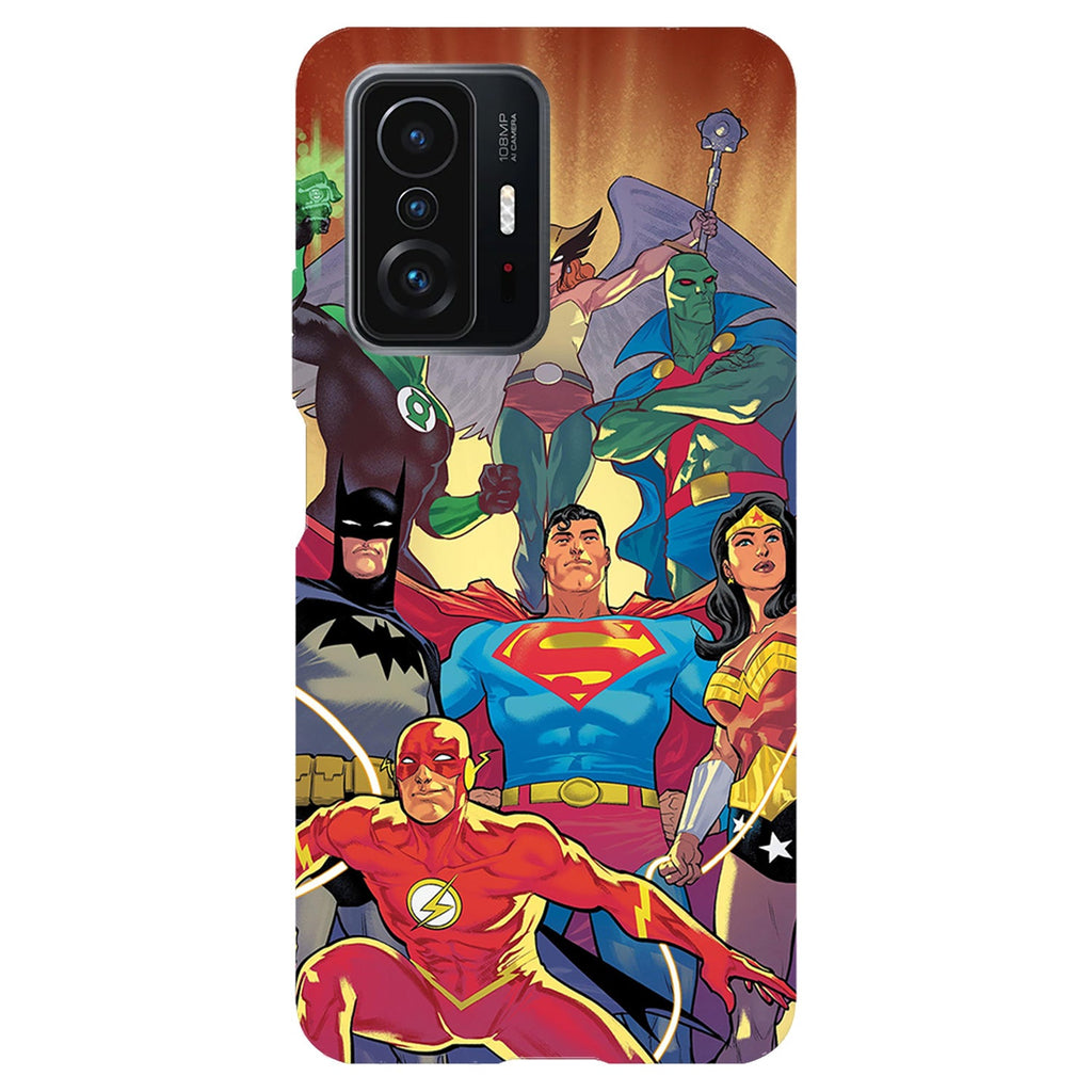 Husa compatibila cu Xiaomi Mi 11 Lite model Cartoon Justice league, Silicon, TPU, Viceversa