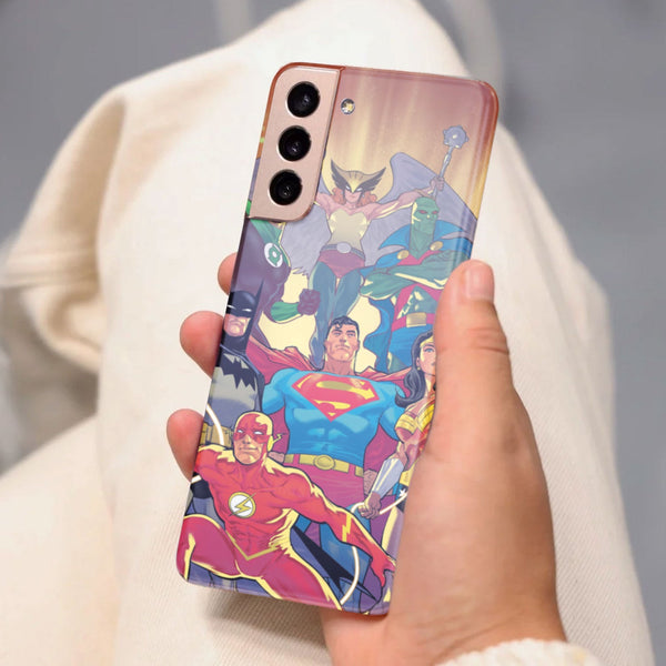 Husa Samsung Galaxy S21 FE model Cartoon Justice league, Silicon, TPU, Viceversa