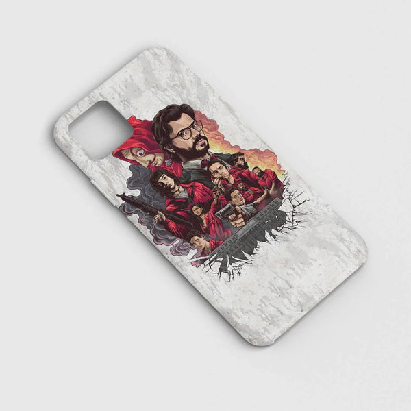 Husa compatibila cu Apple iPhone 11 Pro Max model Casa del papel, Silicon, TPU, Viceversa - Viceversa