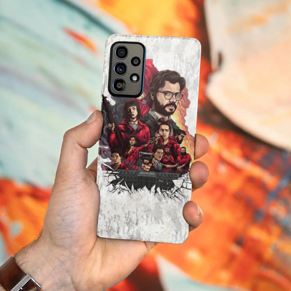 Husa compatibila cu Samsung Galaxy A53 5G model Casa del papel, Silicon, TPU, Viceversa - Viceversa