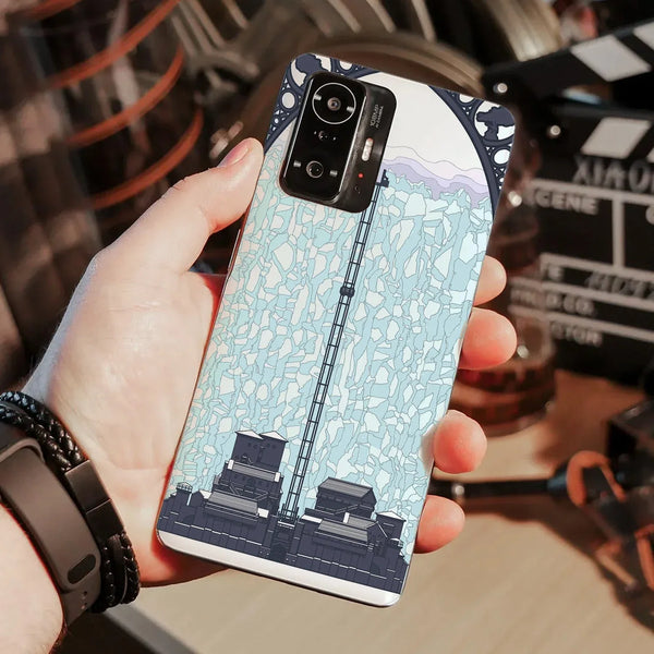 Husa compatibila cu Xiaomi Mi 11 Pro model Castle Black, Silicon, TPU, Viceversa - Viceversa