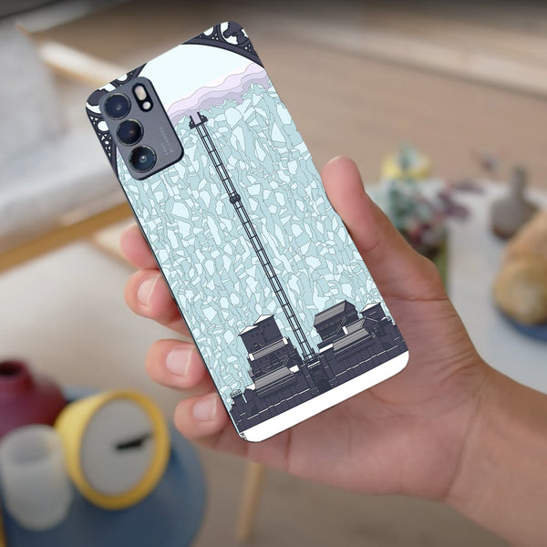 Husa compatibila cu Oppo Reno 5 4G model Castle Black, Silicon, TPU, Viceversa