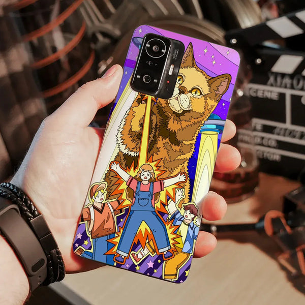 Husa compatibila cu Xiaomi Mi 11T Pro model Cat invasion, Silicon, TPU, Viceversa - Viceversa