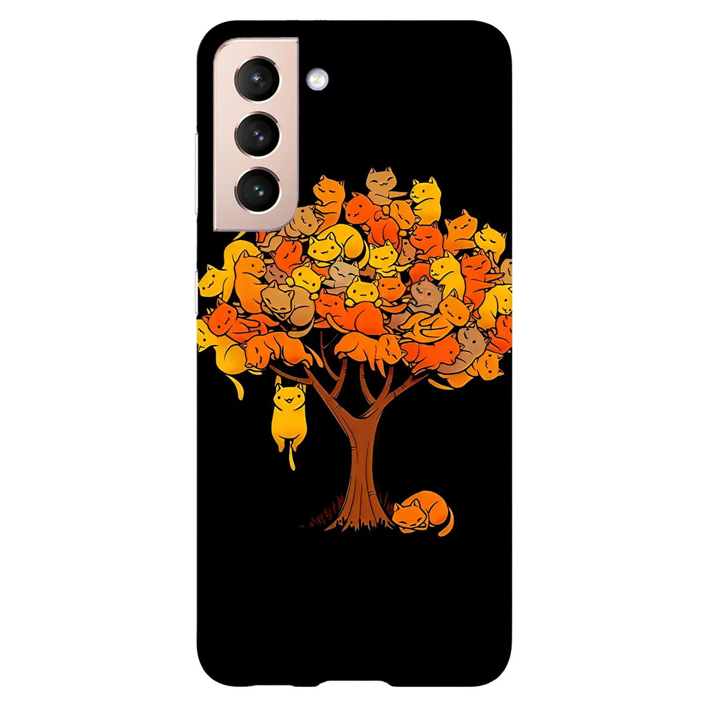 Husa Samsung Galaxy S21 model Cat Tree, Silicon, TPU, Viceversa - Viceversa