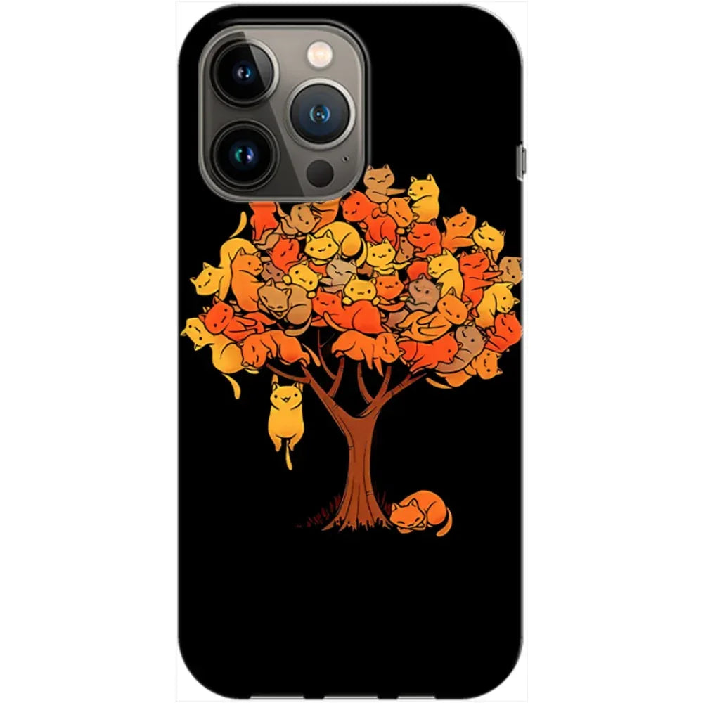 Husa Apple iPhone 12 / iPhone 12 Pro model Cat Tree, Silicon, TPU, Viceversa - Viceversa