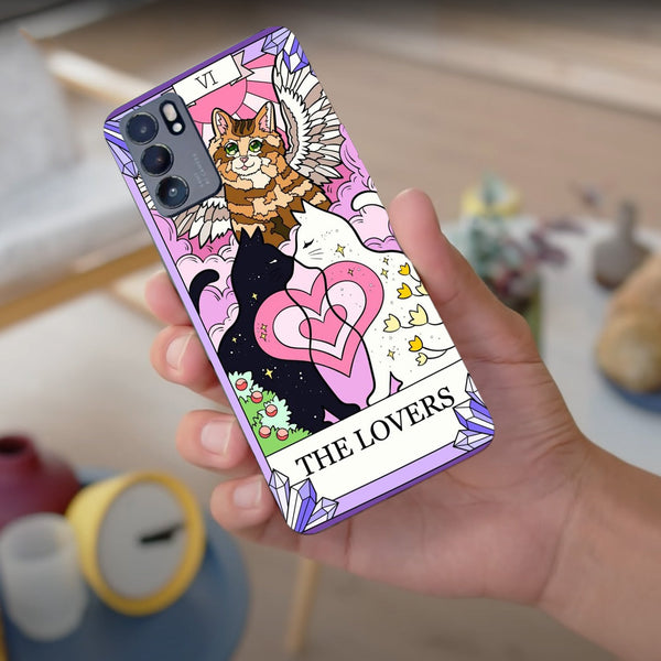 Husa compatibila cu Oppo Reno 5 4G model Cat Lovers, Silicon, TPU, Viceversa