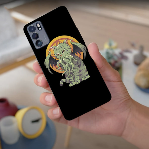 Husa compatibila cu Oppo Reno 5 4G model Cathulu, Silicon, TPU, Viceversa