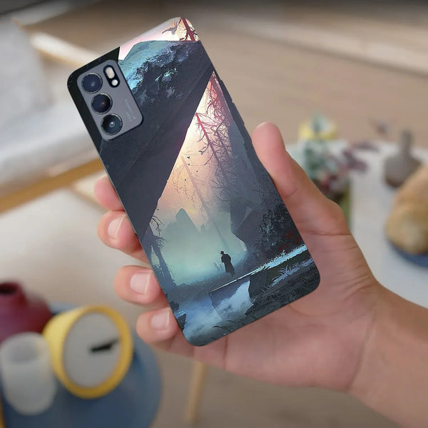 Husa compatibila cu Oppo Find X3 model Cave, Silicon, TPU, Viceversa - Viceversa