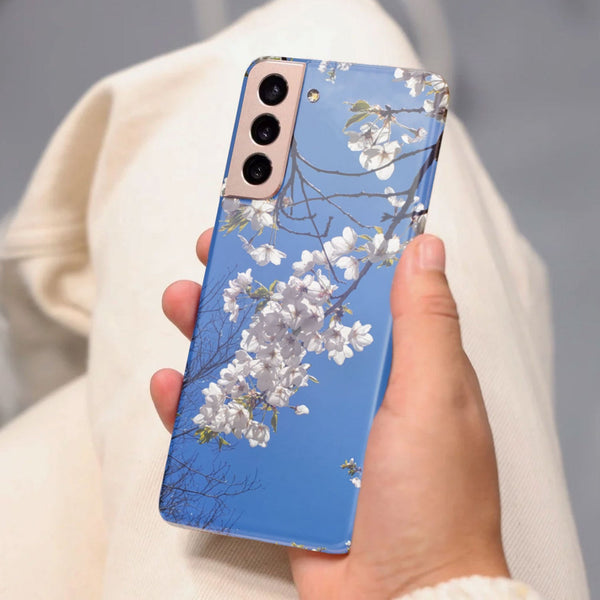 Husa compatibila cu Samsung Galaxy S21 FE model Cherries Blossom, Silicon, TPU, Viceversa