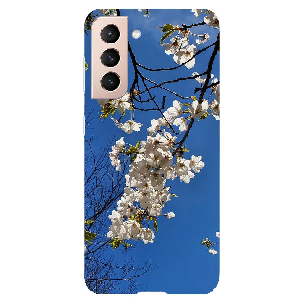 Husa compatibila cu Samsung Galaxy S21 Ultra model Cherries Blossom, Silicon, TPU, Viceversa - Viceversa