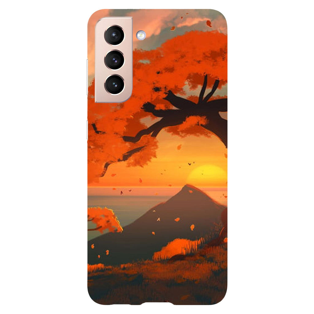 Husa Samsung Galaxy S21 FE model Cherry Blossom, Silicon, TPU, Viceversa