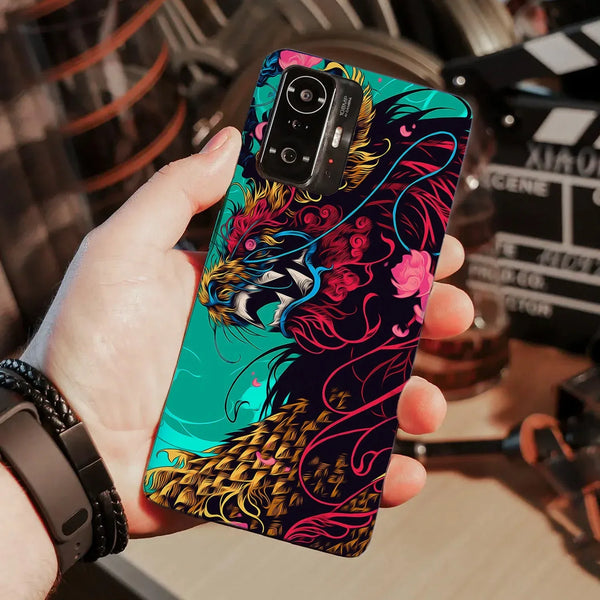 Husa compatibila cu Xiaomi Mi 11 Ultra model Chinese Dragon, Silicon, TPU, Viceversa - Viceversa