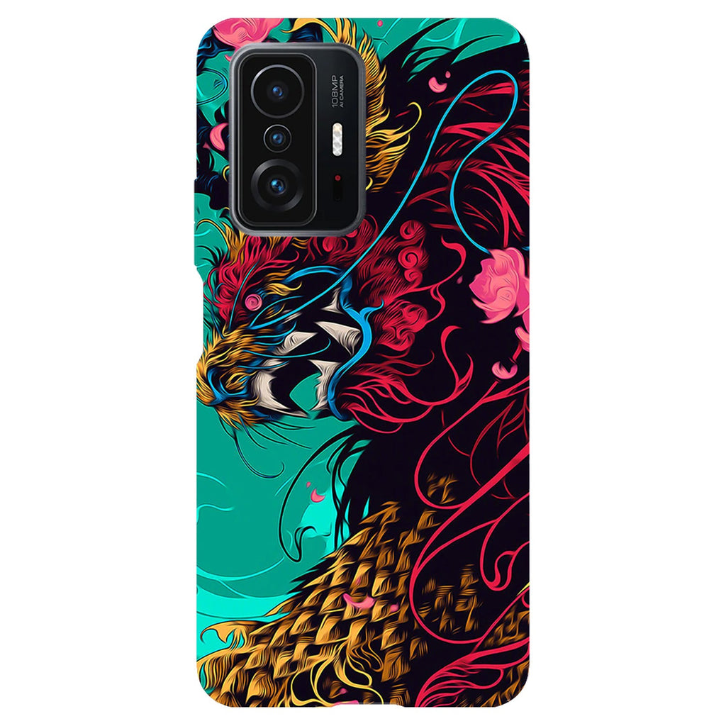 Husa compatibila cu Xiaomi Mi 11 Lite model Chinese Dragon, Silicon, TPU, Viceversa