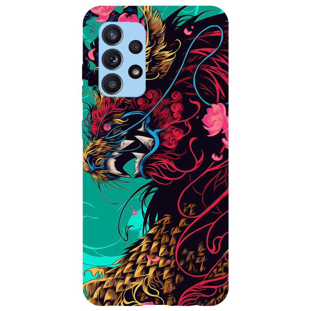 Husa compatibila cu Samsung Galaxy A73 5G model Chinese Dragon, Silicon, TPU, Viceversa