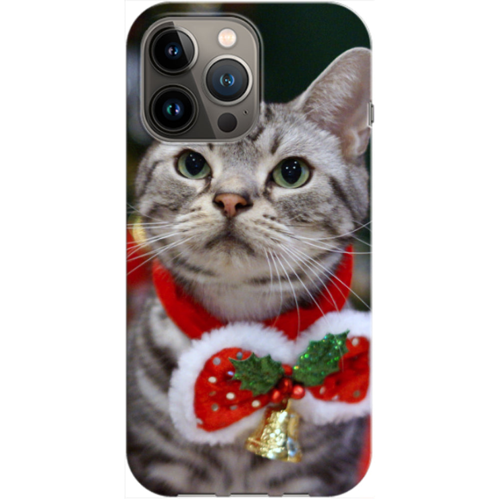 Husa craciun Apple iPhone 13 model Christmas Cat, Silicon, TPU, Viceversa