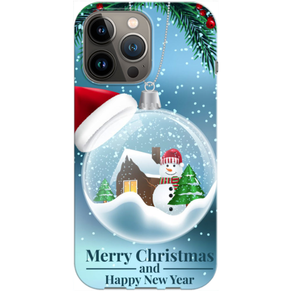 Husa craciun Apple iPhone 13 Pro model Christmas Globe, Silicon, TPU, Viceversa