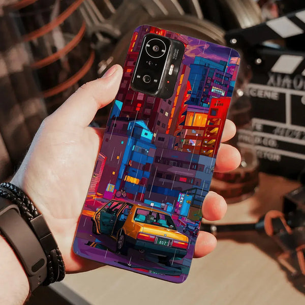 Husa compatibila cu Poco F3 Pro model City Blocks, Silicon, TPU, Viceversa - Viceversa
