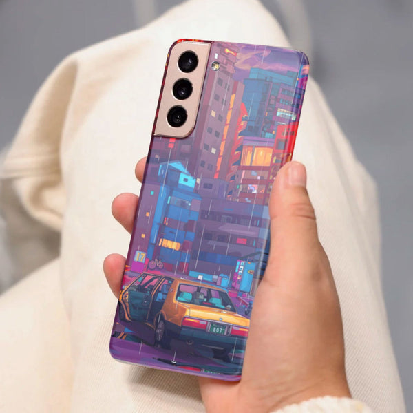 Husa Samsung Galaxy S21 FE model City Blocks, Silicon, TPU, Viceversa