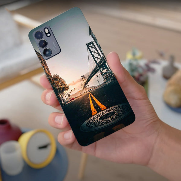 Husa compatibila cu Oppo Reno 5 4G model City Streets, Silicon, TPU, Viceversa