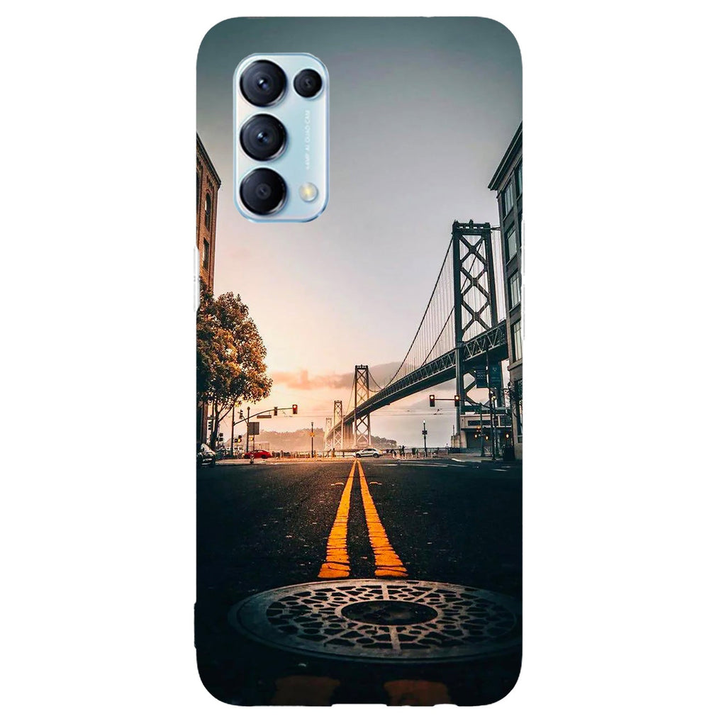 Husa compatibila cu Oppo Reno 5 4G model City Streets, Silicon, TPU, Viceversa