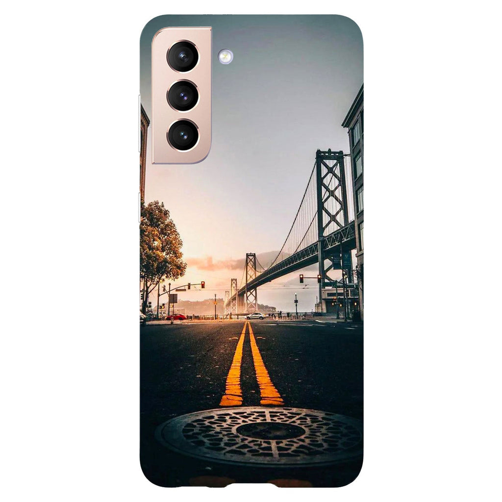 Husa Samsung Galaxy S21 FE model City Streets, Silicon, TPU, Viceversa
