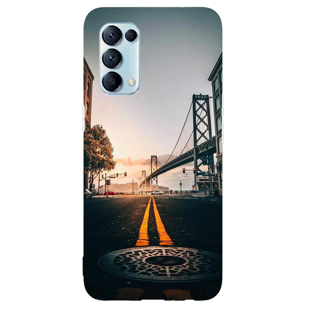Husa compatibila cu Oppo Reno 6 Pro 5G model City Streets, Silicon, TPU, Viceversa - Viceversa
