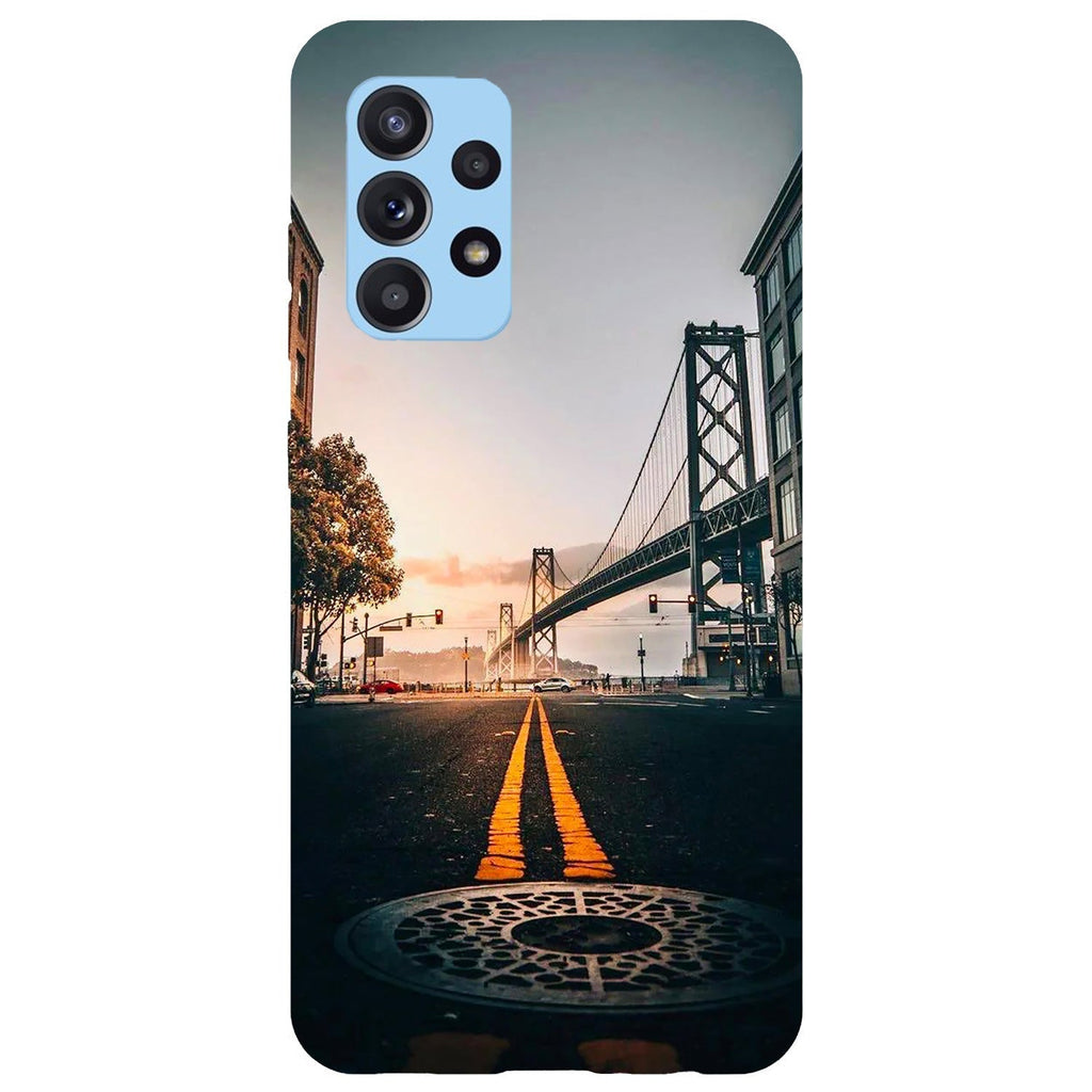 Husa compatibila cu Samsung Galaxy A73 5G model City Streets, Silicon, TPU, Viceversa