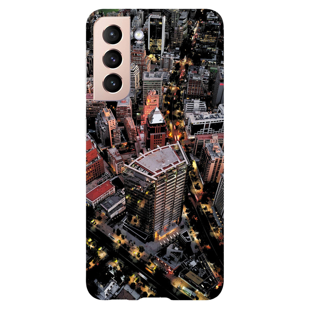 Husa compatibila cu Samsung Galaxy S21 FE model City view, Silicon, TPU, Viceversa