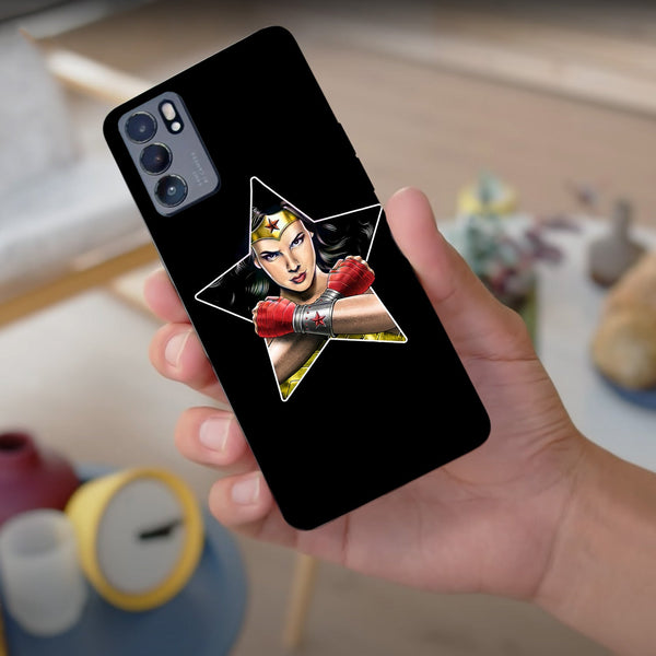 Husa compatibila cu Oppo Reno 5 4G model Classic Wonder Woman, Silicon, TPU, Viceversa