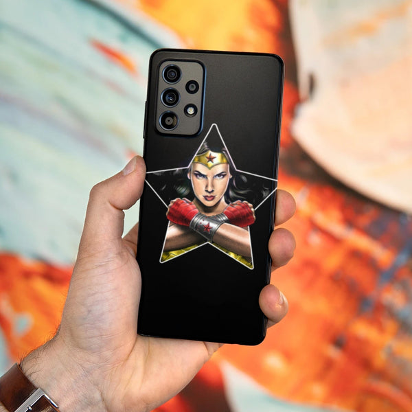 Husa compatibila cu Samsung Galaxy A73 5G model Classic Wonder Woman, Silicon, TPU, Viceversa