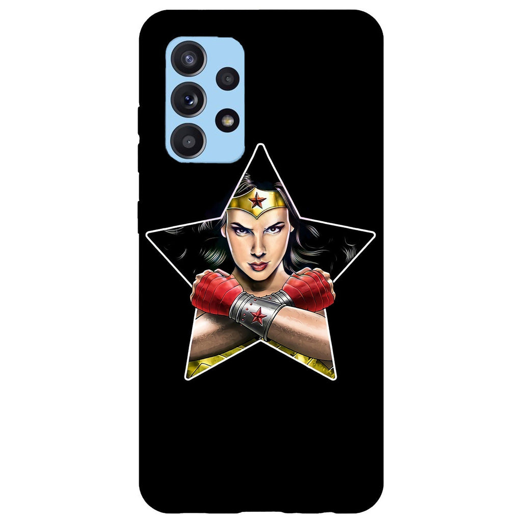 Husa compatibila cu Samsung Galaxy A73 5G model Classic Wonder Woman, Silicon, TPU, Viceversa