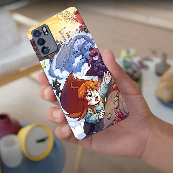 Husa compatibila cu Oppo Find X3 model Climbing mount Celeste, Silicon, TPU, Viceversa - Viceversa