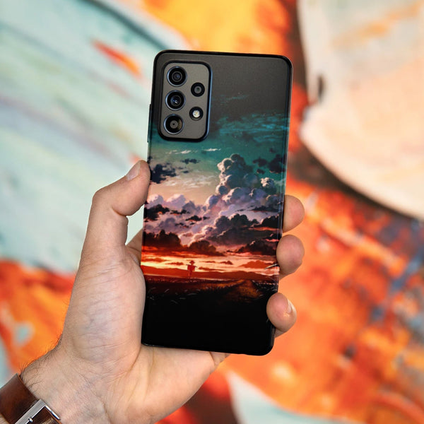 Husa compatibila cu Samsung Galaxy A73 5G model Clouds, Silicon, TPU, Viceversa