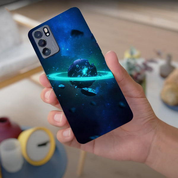 Husa compatibila cu Oppo Reno 5 4G model Collapsing Star, Silicon, TPU, Viceversa