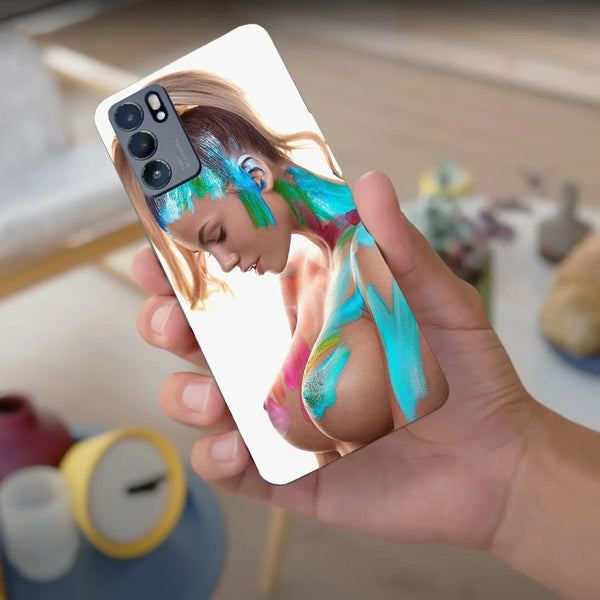 Husa compatibila cu Oppo Find X3 model Color Party, Silicon, TPU, Viceversa - Viceversa