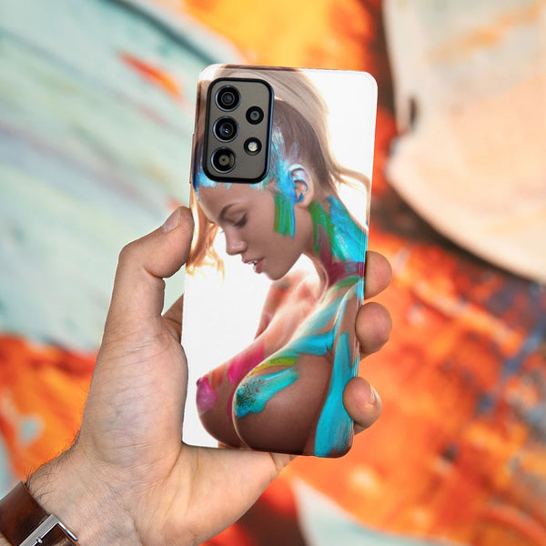 Husa compatibila cu Samsung Galaxy A73 5G model Color Party, Silicon, TPU, Viceversa