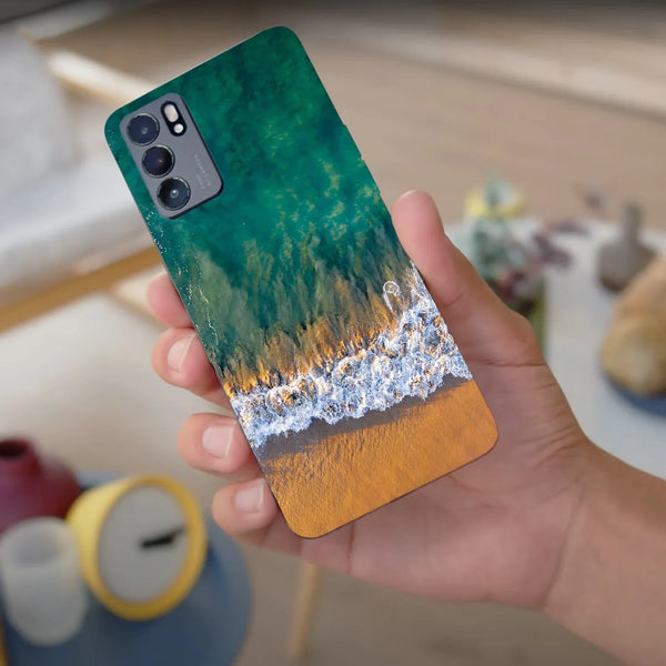 Husa compatibila cu Oppo Find X3 model Colorful Ocean, Silicon, TPU, Viceversa - Viceversa