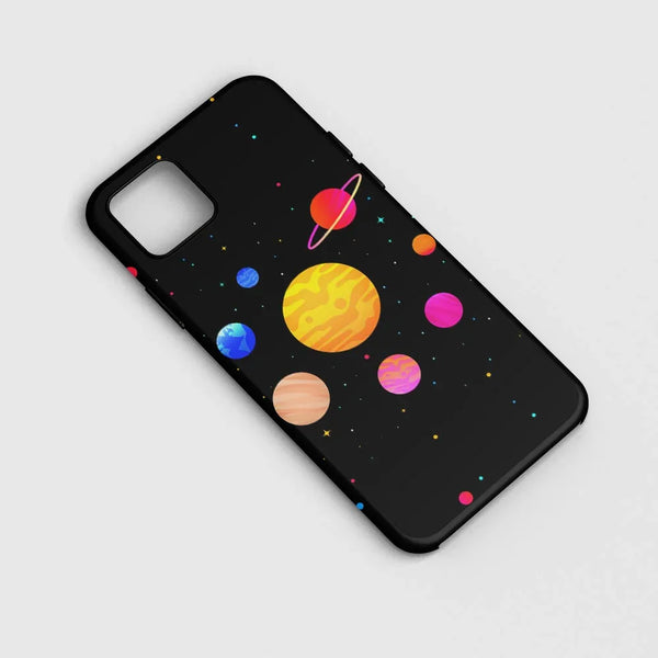 Husa Apple iPhone 12 Mini model Colorful Solar System, Silicon, TPU, Viceversa - Viceversa