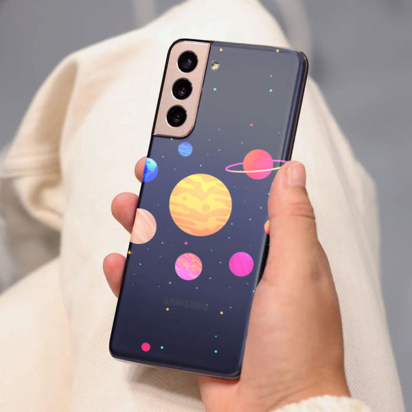 Husa Samsung Galaxy S21 FE model Colorful Solar System, Silicon, TPU, Viceversa