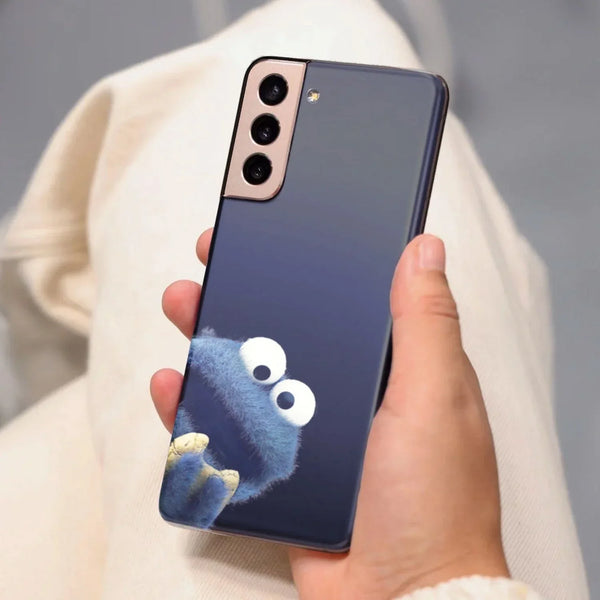 Husa compatibila cu Samsung Galaxy S20 Ultra model Cookie Monster, Silicon, TPU, Viceversa - Viceversa