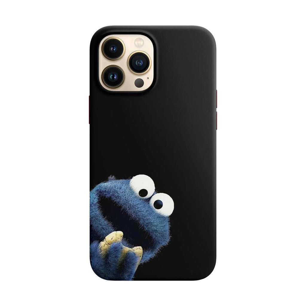 Husa compatibila cu Apple iPhone 11 model Cookie Monster, Silicon, TPU, Viceversa - Viceversa