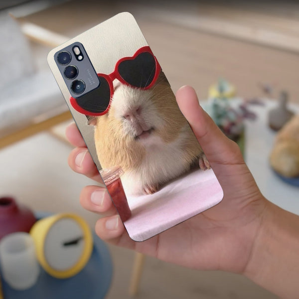 Husa compatibila cu Oppo Reno 5 4G model Cool Guinnea Pig, Silicon, TPU, Viceversa