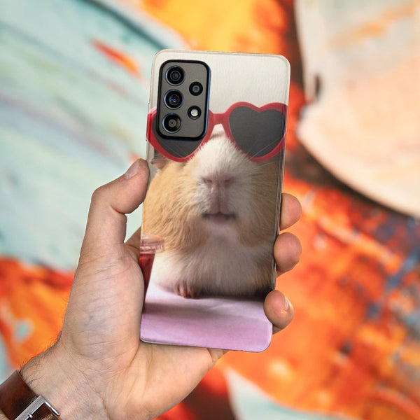 Husa compatibila cu Samsung Galaxy A73 5G model Cool Guinnea Pig, Silicon, TPU, Viceversa