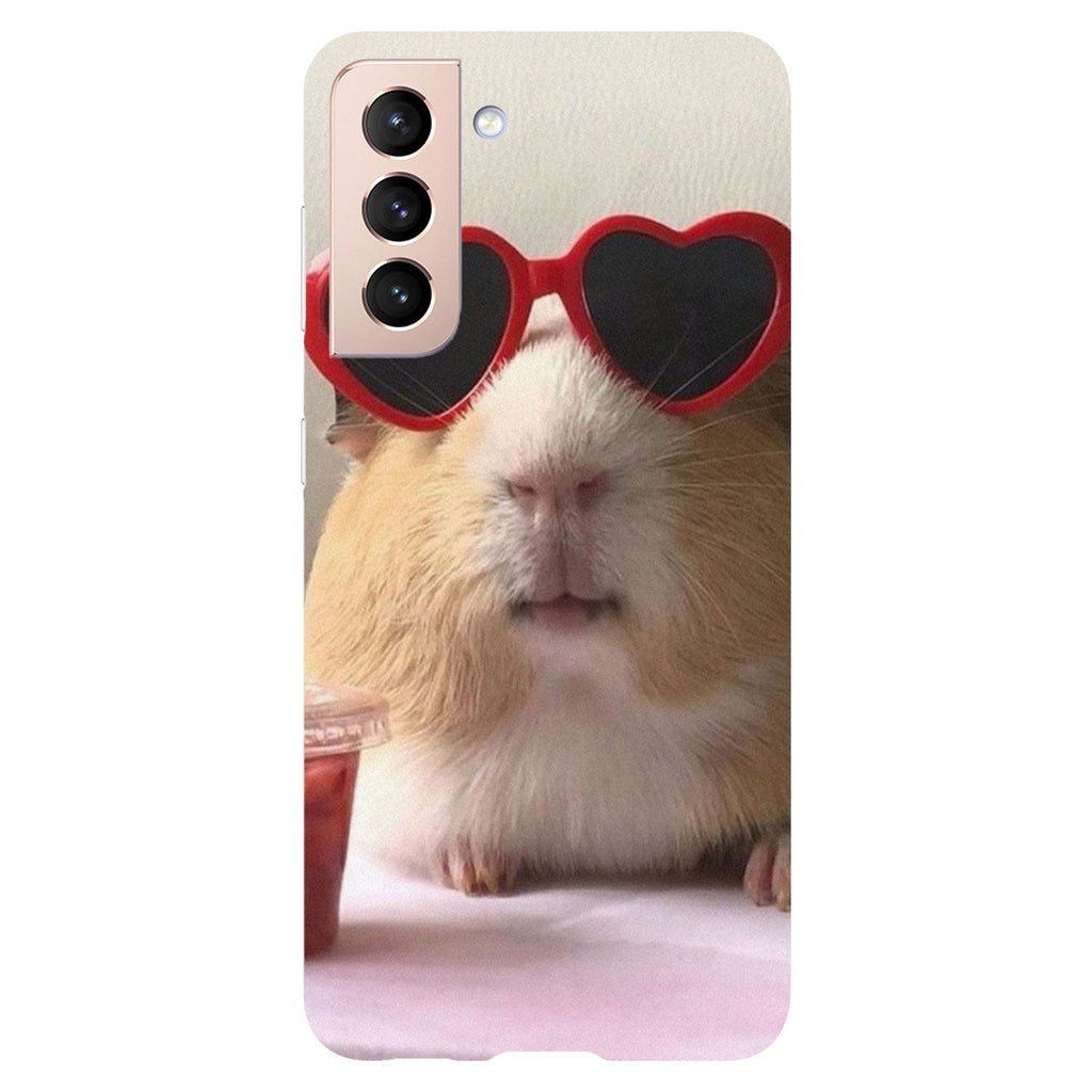 Husa Samsung Galaxy S21 FE model Cool Guinnea Pig, Silicon, TPU, Viceversa