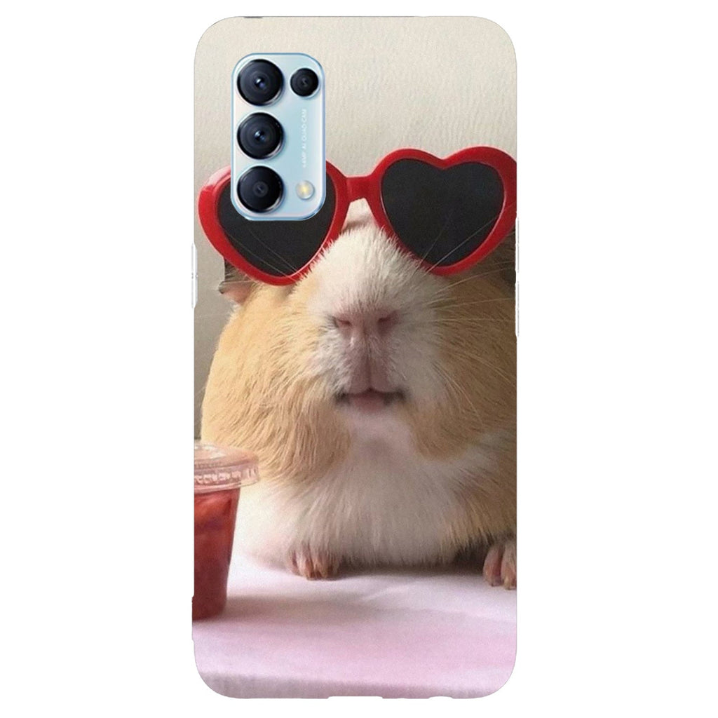 Husa compatibila cu Oppo Reno 5 4G model Cool Guinnea Pig, Silicon, TPU, Viceversa